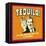 Tequila Punching Liver-Retrospoofs-Framed Stretched Canvas