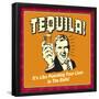 Tequila Punching Liver-Retrospoofs-Framed Poster