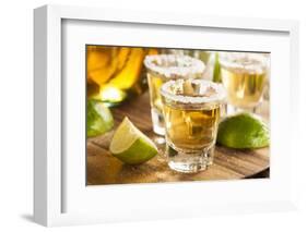 Tequila Shots with Lime and Salt-bhofack22-Framed Photographic Print