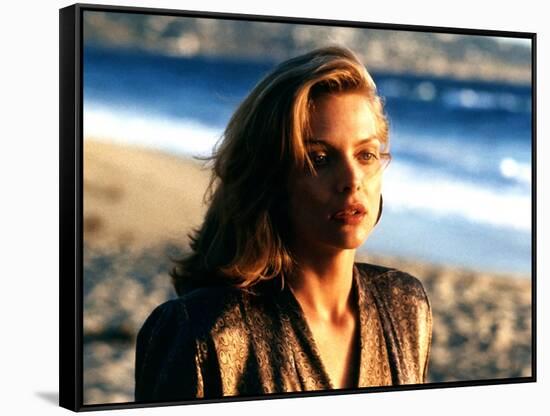 TEQUILA SUNRISE, 1988 directed by ROBERT TOWNE Michelle Pfeiffer (photo)-null-Framed Stretched Canvas