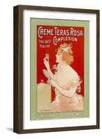 Teras Rosa Advert-null-Framed Art Print