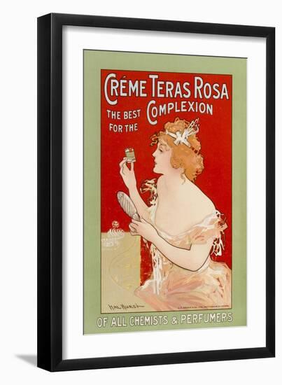 Teras Rosa Advert-null-Framed Art Print