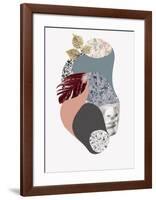 Terazzo Amoebe 2-Design Fabrikken-Framed Art Print