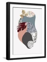 Terazzo Amoebe 2-Design Fabrikken-Framed Art Print
