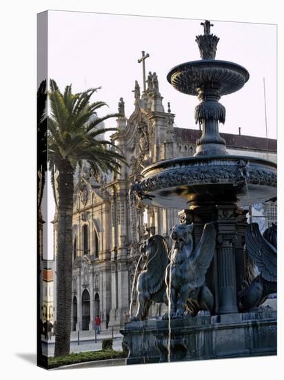 Terceiros Do Carmo Church Built in the Late 18th Century, Porto, Portugal, Europe-De Mann Jean-Pierre-Stretched Canvas