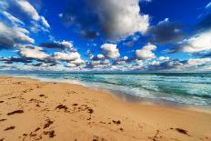 Ocean, Beach and Sky on the Sandy Beach-tereh-Photographic Print