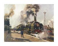 Port Line-Terence Cuneo-Premium Giclee Print