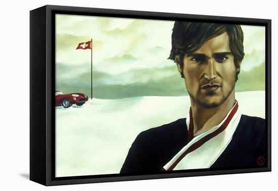 Terence Has an Altitude-Alix Soubiran-Hall-Framed Stretched Canvas