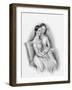 Teresa & Maria Milanollo-Josef Kriehuber-Framed Giclee Print