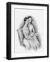Teresa & Maria Milanollo-Josef Kriehuber-Framed Giclee Print
