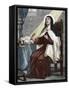 Teresa of Avila (1515-1582). Religious Reformer of the Carmelite Order by Capuz-Prisma Archivo-Framed Stretched Canvas