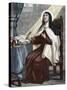 Teresa of Avila (1515-1582). Religious Reformer of the Carmelite Order by Capuz-Prisma Archivo-Stretched Canvas