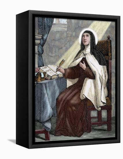 Teresa of Avila (1515-1582). Religious Reformer of the Carmelite Order by Capuz-Prisma Archivo-Framed Stretched Canvas