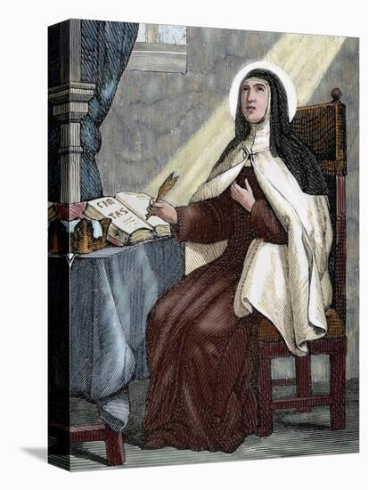 Teresa of Avila (1515-1582). Religious Reformer of the Carmelite Order by Capuz-Prisma Archivo-Stretched Canvas