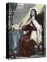 Teresa of Avila (1515-1582). Religious Reformer of the Carmelite Order by Capuz-Prisma Archivo-Stretched Canvas