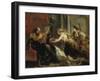 Tereus Confronted with the Head of His Son Itys, 1636-1638-Peter Paul Rubens-Framed Giclee Print