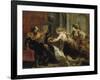 Tereus Confronted with the Head of His Son Itys, 1636-1638-Peter Paul Rubens-Framed Giclee Print