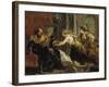 Tereus Confronted with the Head of His Son Itys, 1636-1638-Peter Paul Rubens-Framed Giclee Print