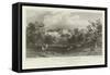 Terling Place, Essex, the Seat of General Strutt-William Henry Bartlett-Framed Stretched Canvas