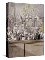 Term Time or the Lawyers All Alive in Westminster Hall-Robert Dighton-Stretched Canvas