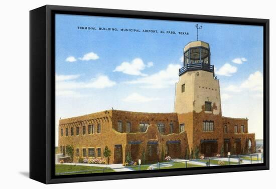 Terminal Building, Municipal Airport, El Paso, Texas-null-Framed Stretched Canvas