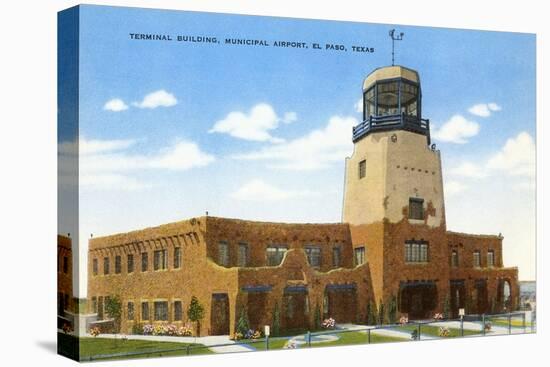 Terminal Building, Municipal Airport, El Paso, Texas-null-Stretched Canvas