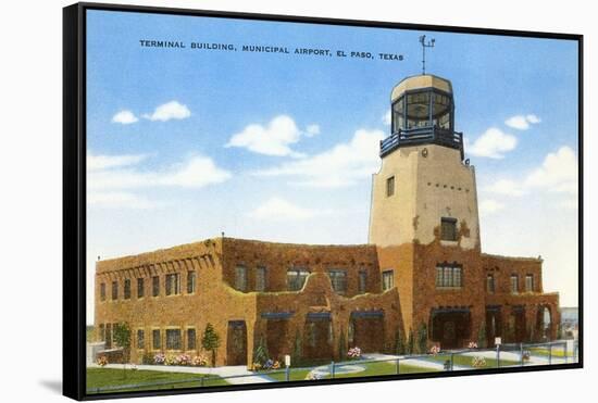 Terminal Building, Municipal Airport, El Paso, Texas-null-Framed Stretched Canvas