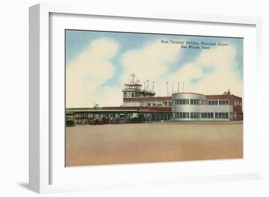 Terminal, Des Moines Airport, Iowa-null-Framed Art Print