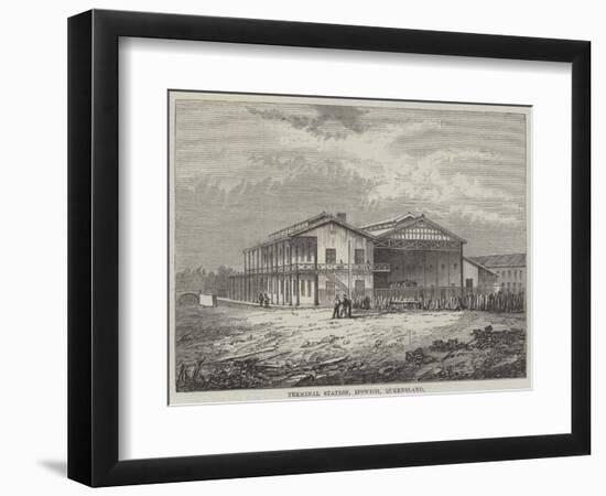 Terminal Station, Ipswich, Queensland-null-Framed Giclee Print