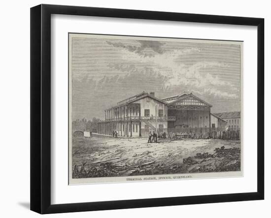 Terminal Station, Ipswich, Queensland-null-Framed Giclee Print