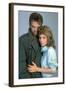 Terminator by JamesCameron with Michael Biehn and Linda Hamilton, 1984 (photo)-null-Framed Photo