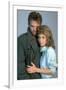 Terminator by JamesCameron with Michael Biehn and Linda Hamilton, 1984 (photo)-null-Framed Photo