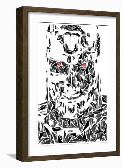 Terminator Robot-Cristian Mielu-Framed Art Print