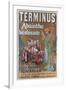 Terminus Absinthe Ad-null-Framed Art Print