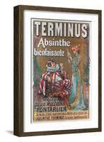 Terminus Absinthe Ad-null-Framed Art Print