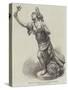 Terra Cotta Figure of a Bacchante-null-Stretched Canvas