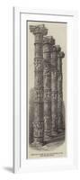 Terra-Cotta Pillars for the New Buildings of the South Kensington Museum-null-Framed Giclee Print