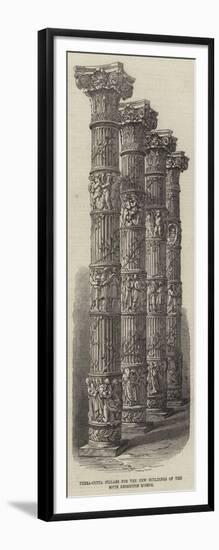 Terra-Cotta Pillars for the New Buildings of the South Kensington Museum-null-Framed Giclee Print