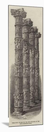Terra-Cotta Pillars for the New Buildings of the South Kensington Museum-null-Mounted Giclee Print
