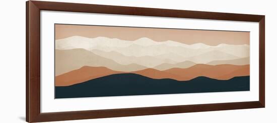 Terra Cotta Sky Mountains-Ryan Fowler-Framed Premium Giclee Print