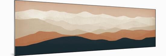 Terra Cotta Sky Mountains-Ryan Fowler-Mounted Premium Giclee Print