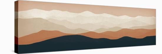 Terra Cotta Sky Mountains-Ryan Fowler-Stretched Canvas