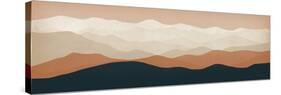 Terra Cotta Sky Mountains-Ryan Fowler-Stretched Canvas