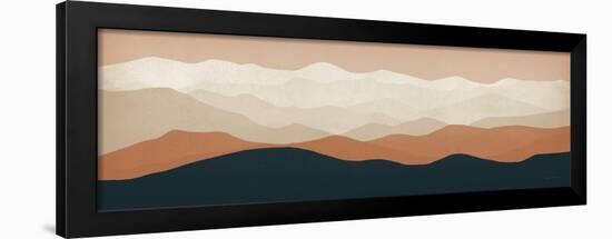 Terra Cotta Sky Mountains-Ryan Fowler-Framed Art Print