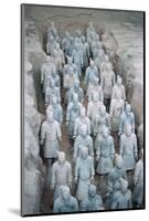 Terra Cotta Soldiers in Qin Shi Huangdi Tomb-null-Mounted Photographic Print