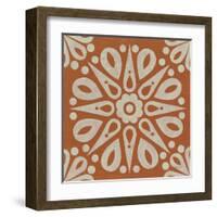 Terra Cotta Tile I-Kathrine Lovell-Framed Art Print