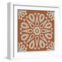 Terra Cotta Tile I-Kathrine Lovell-Framed Art Print