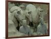 Terra Cotta Warriors and Horses Dig, Xi'an, Shaanxi Province, China-Pete Oxford-Framed Photographic Print