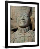 Terra Cotta Warriors and Horses Dig, Xi'an, Shaanxi Province, China-Pete Oxford-Framed Photographic Print