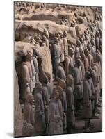 Terra Cotta Warriors at Emperor Qin Shihuangdi's Tomb, China-Keren Su-Mounted Premium Photographic Print